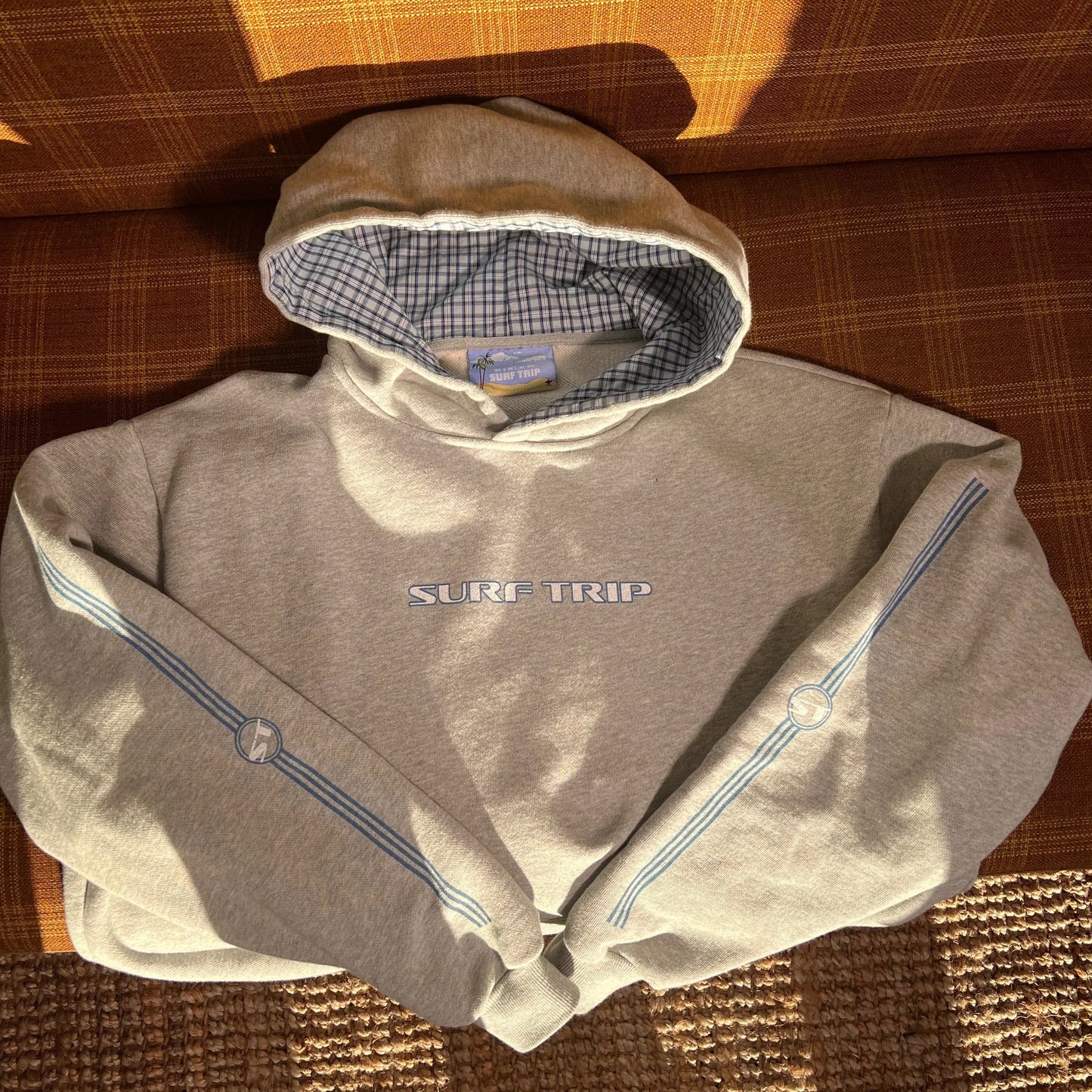 Surf Plaid Hoodie