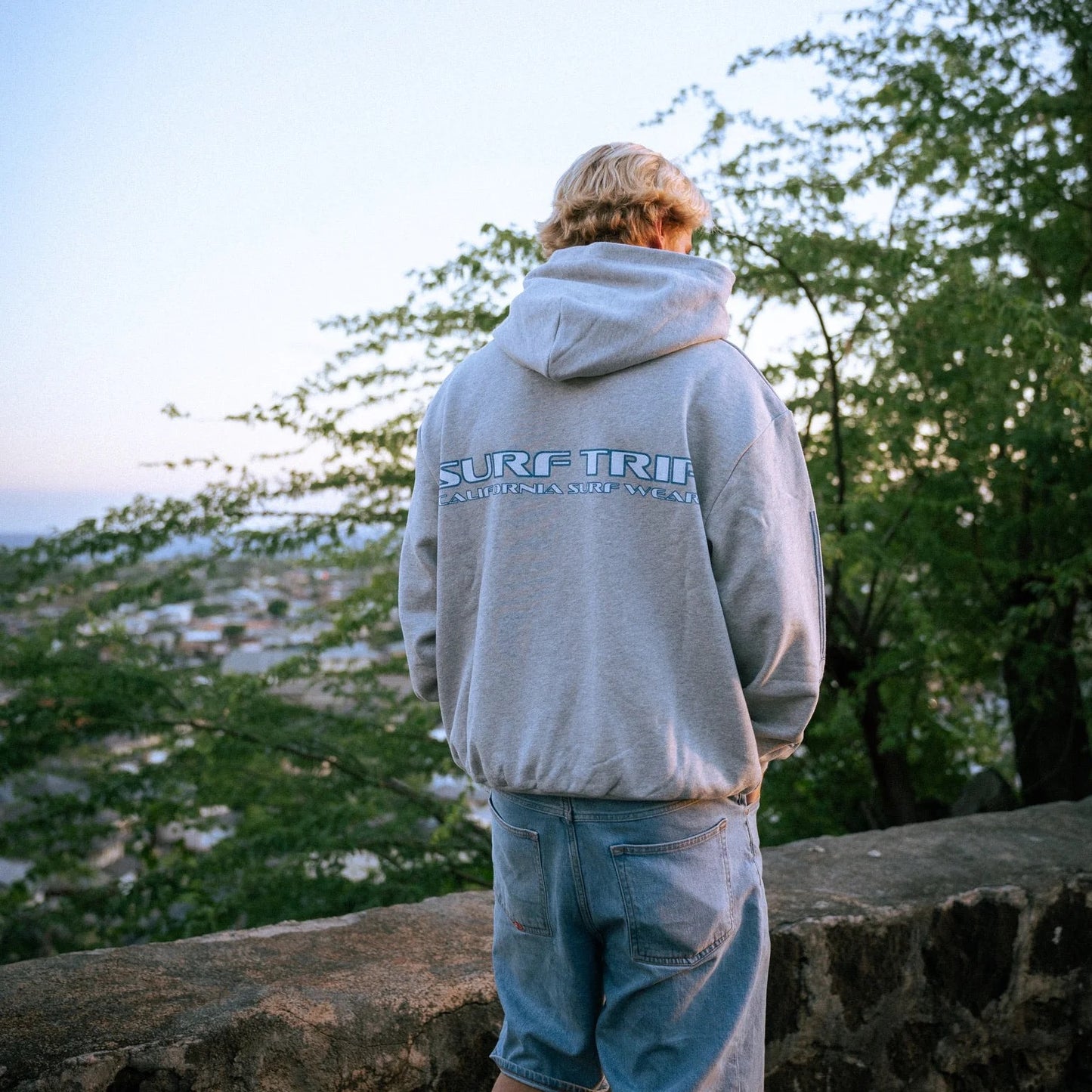 Surf Plaid Hoodie