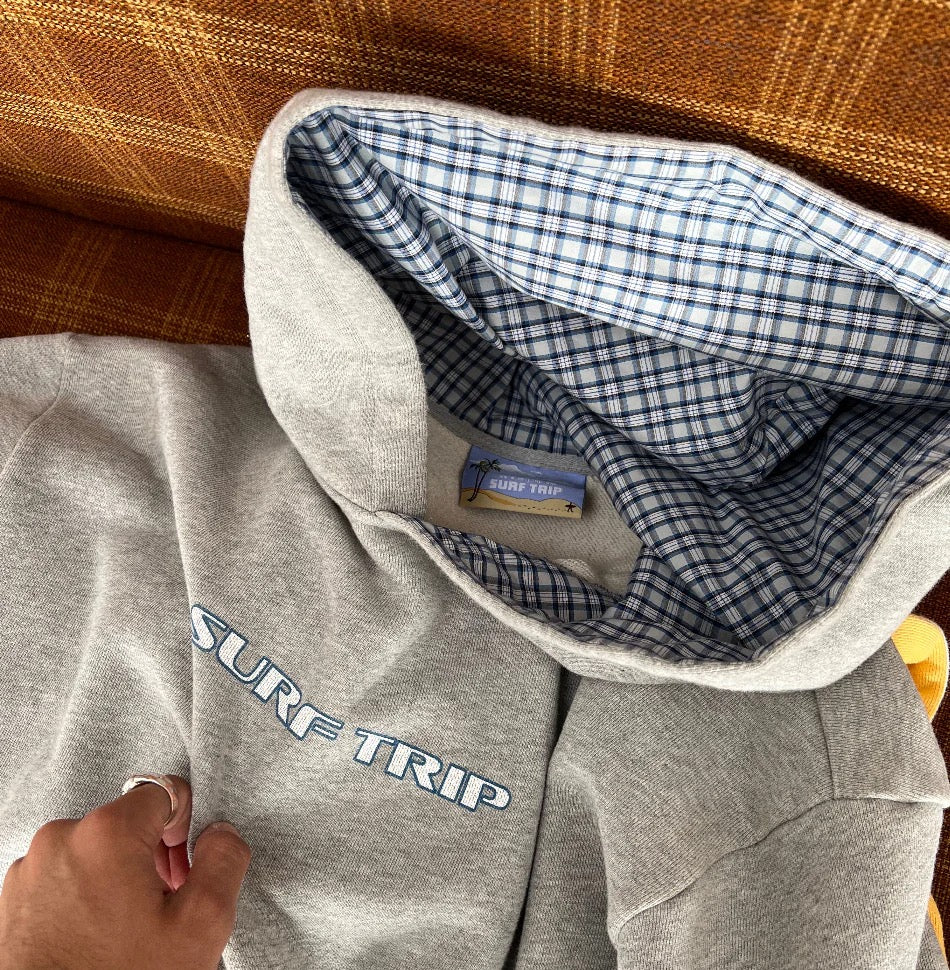 Surf Plaid Hoodie