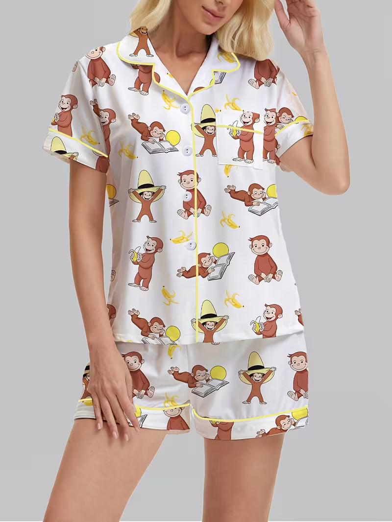 Monkey Pajama Set